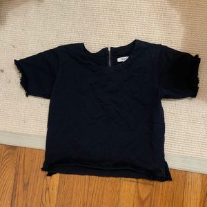Madewell Black Short Sleeve Top